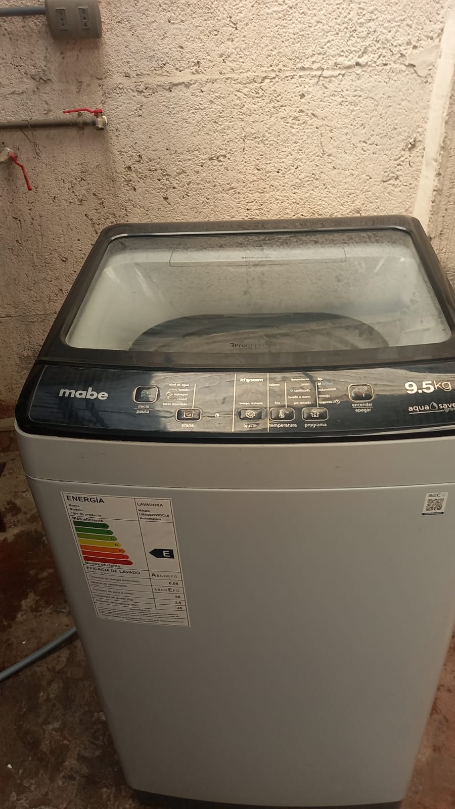 Lavadora carga superior Mabe 9.5 kg - Imagen 3