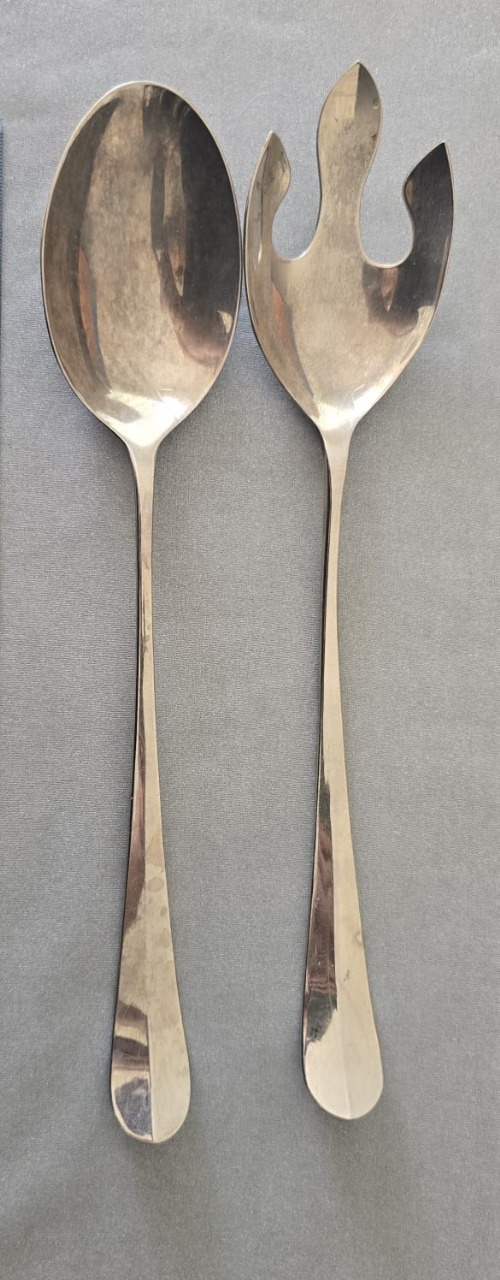 Set cubiertos para ensalada Plaque