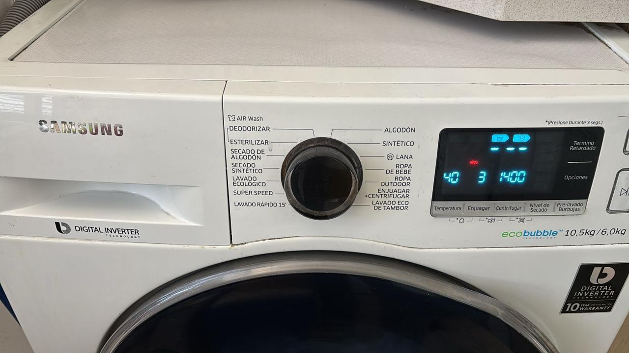 Lavadora secadora Samsung 10,5 / 6 kg Eco Bubble - Imagen 2