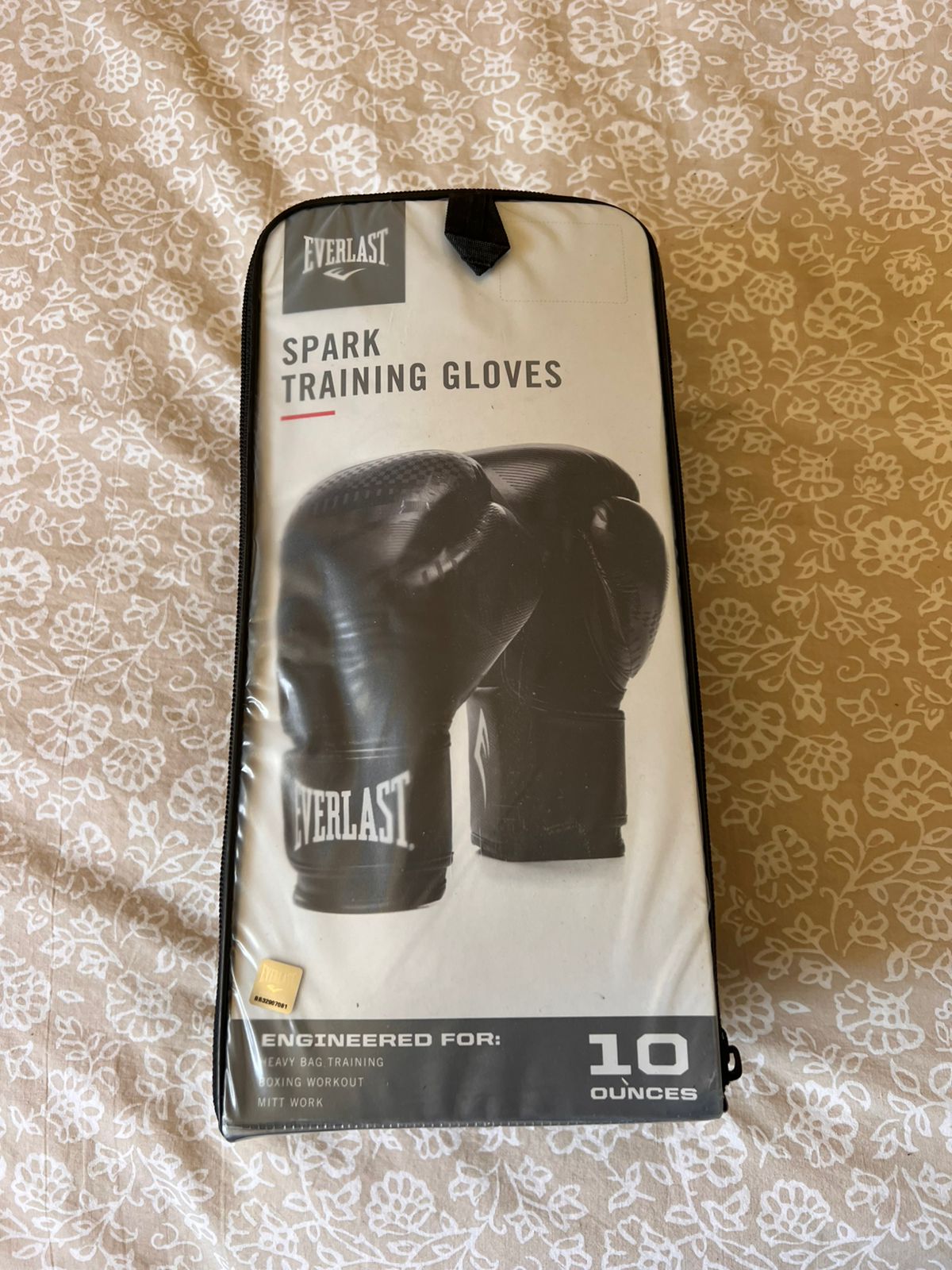 Guantes de boxeo Everlast negros 10 oz - Imagen 3