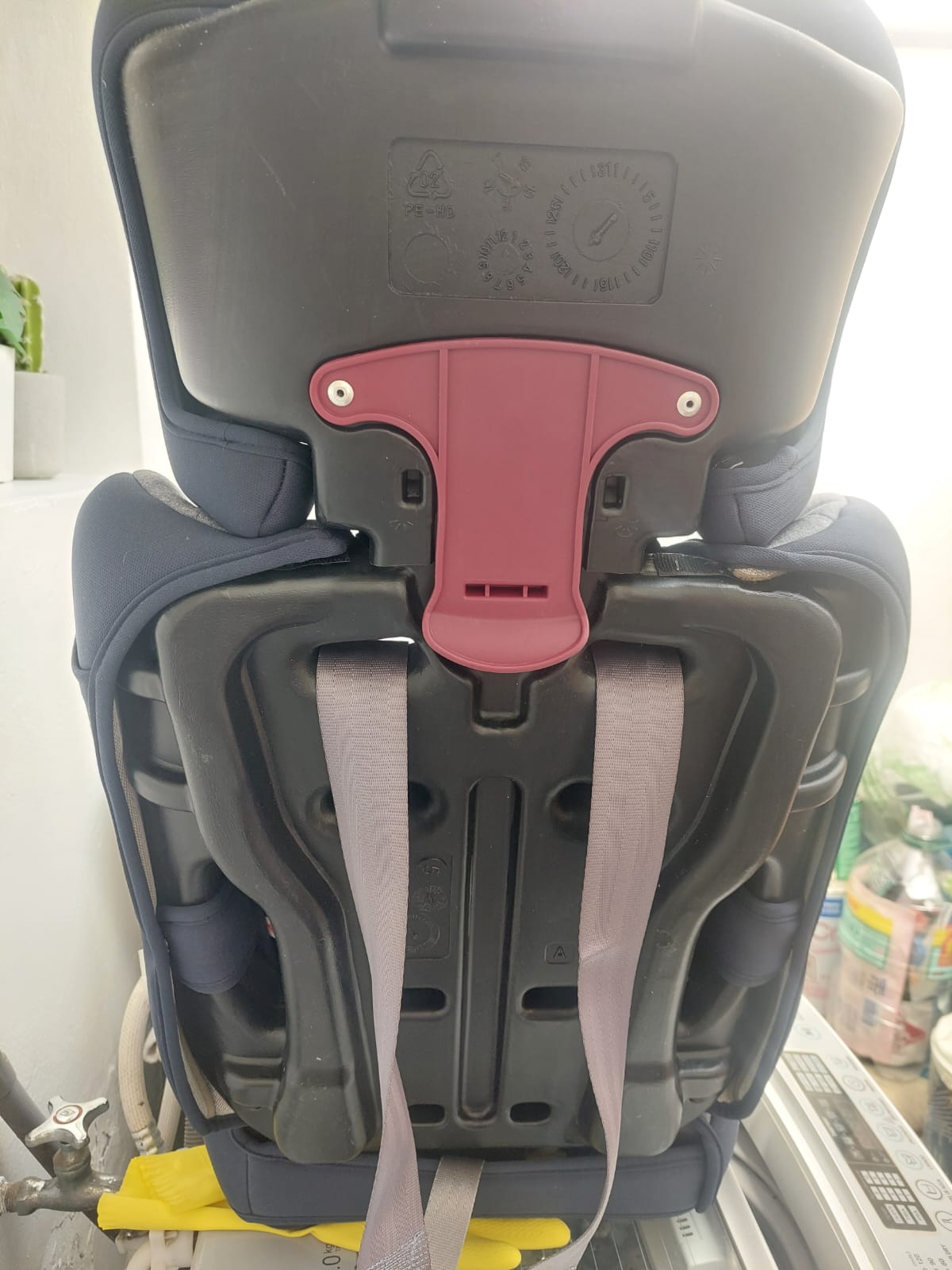 Silla de auto Infantil gris y azul - Imagen 3