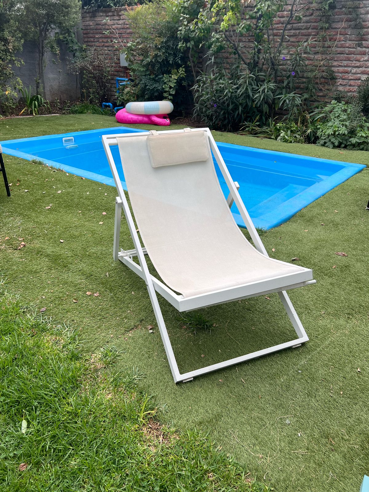 Reposera Steven Amoblé aluminio pintura mate - Imagen 4