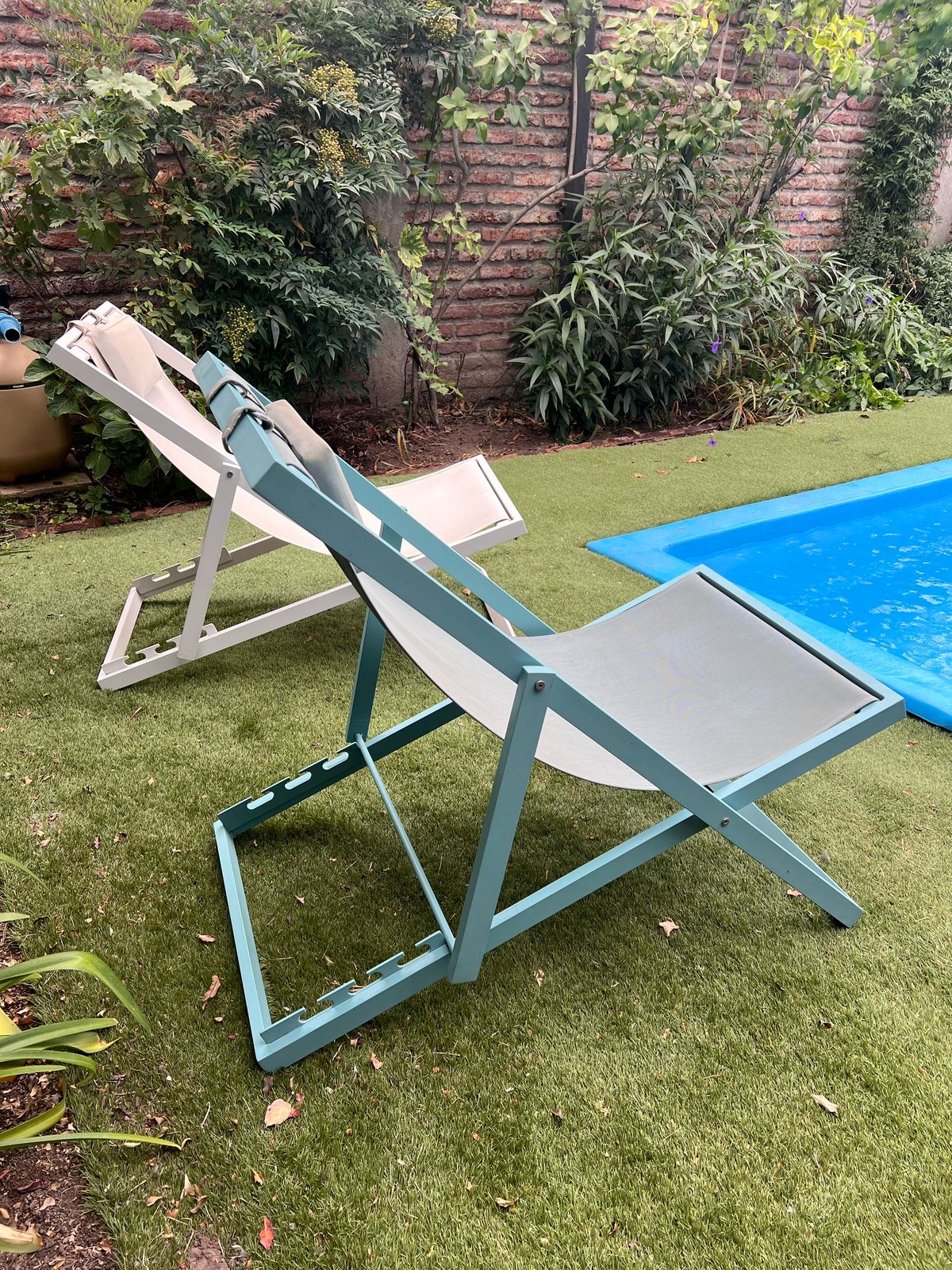 Reposera Steven Amoblé aluminio pintura mate - Imagen 3