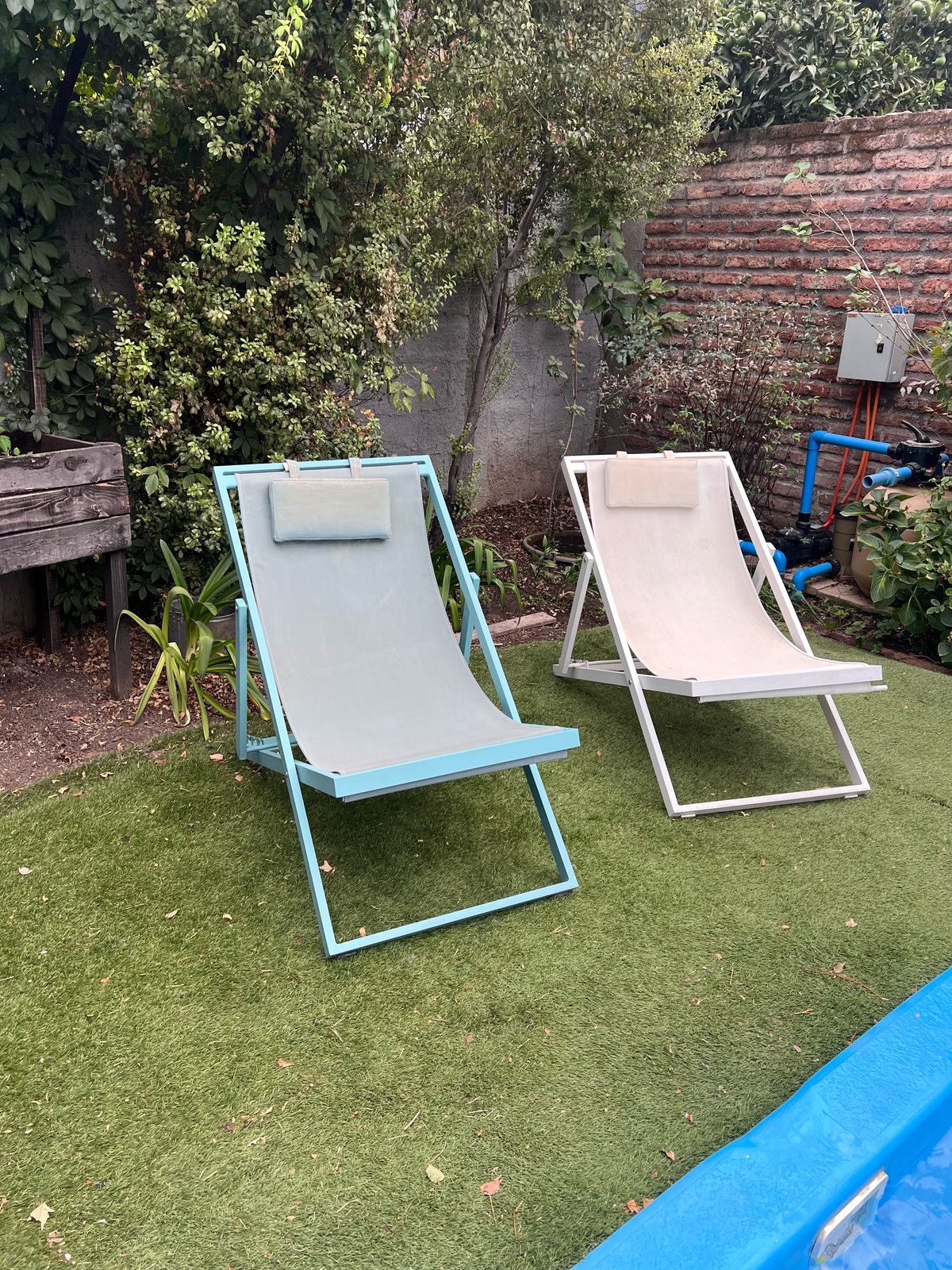 Reposera Steven Amoblé aluminio pintura mate - Imagen 6