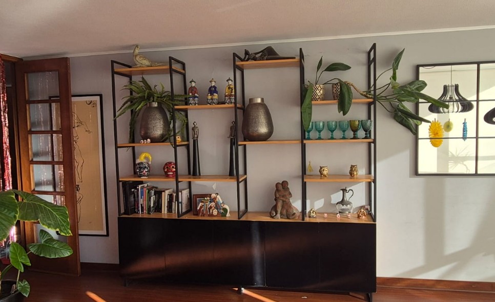 Librero buffet estilo industrial