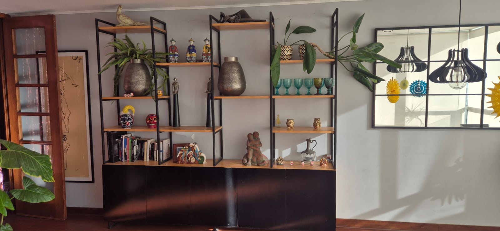 Librero buffet estilo industrial - Imagen 2