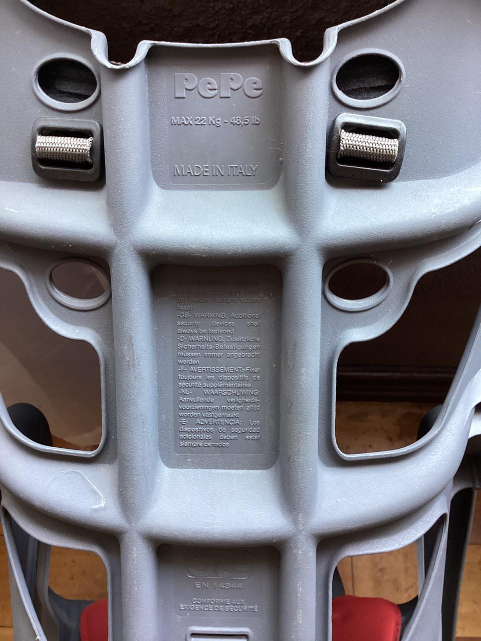 Silla porta bebé para bicicleta Frame System Pepe - Imagen 2