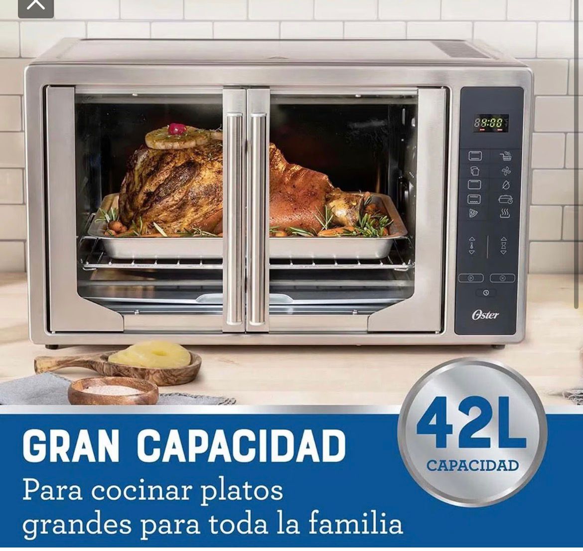 Horno eléctrico Oster 42L con freidora de aire - Imagen 3