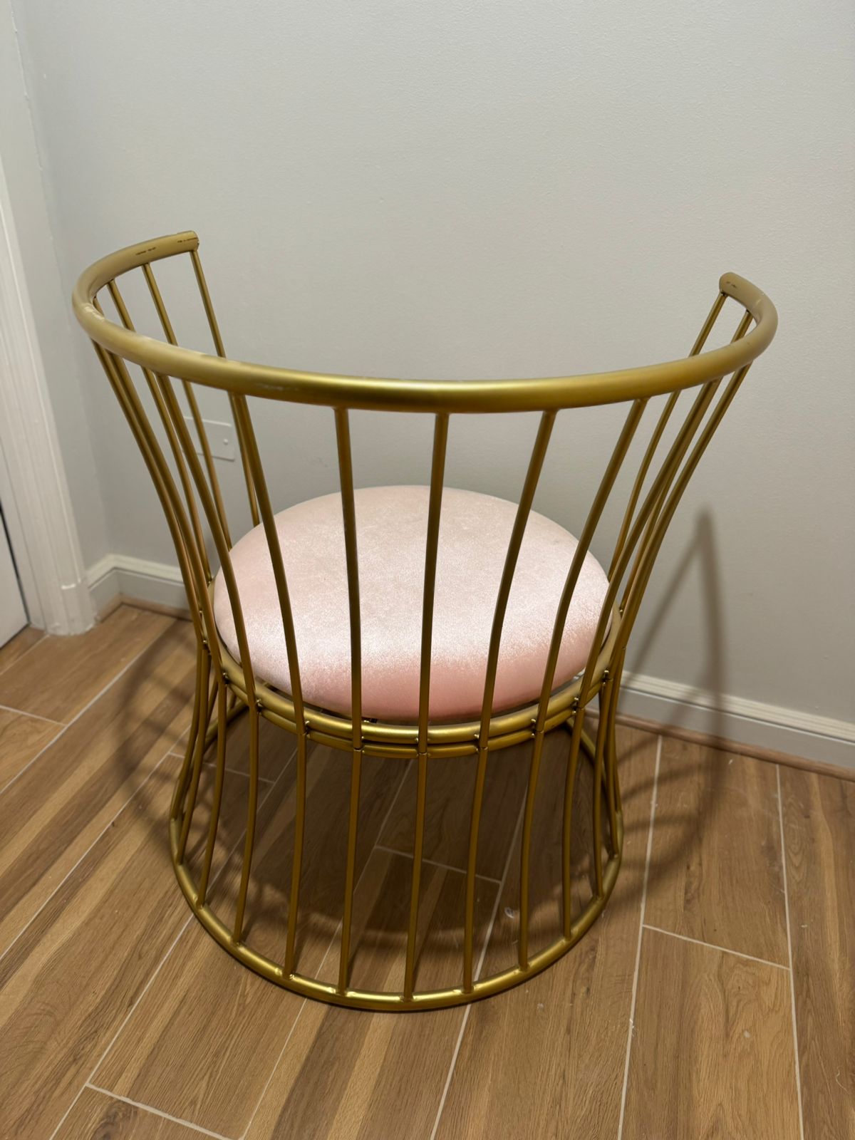 Sitial mid Steel dorado afelpado - Imagen 3