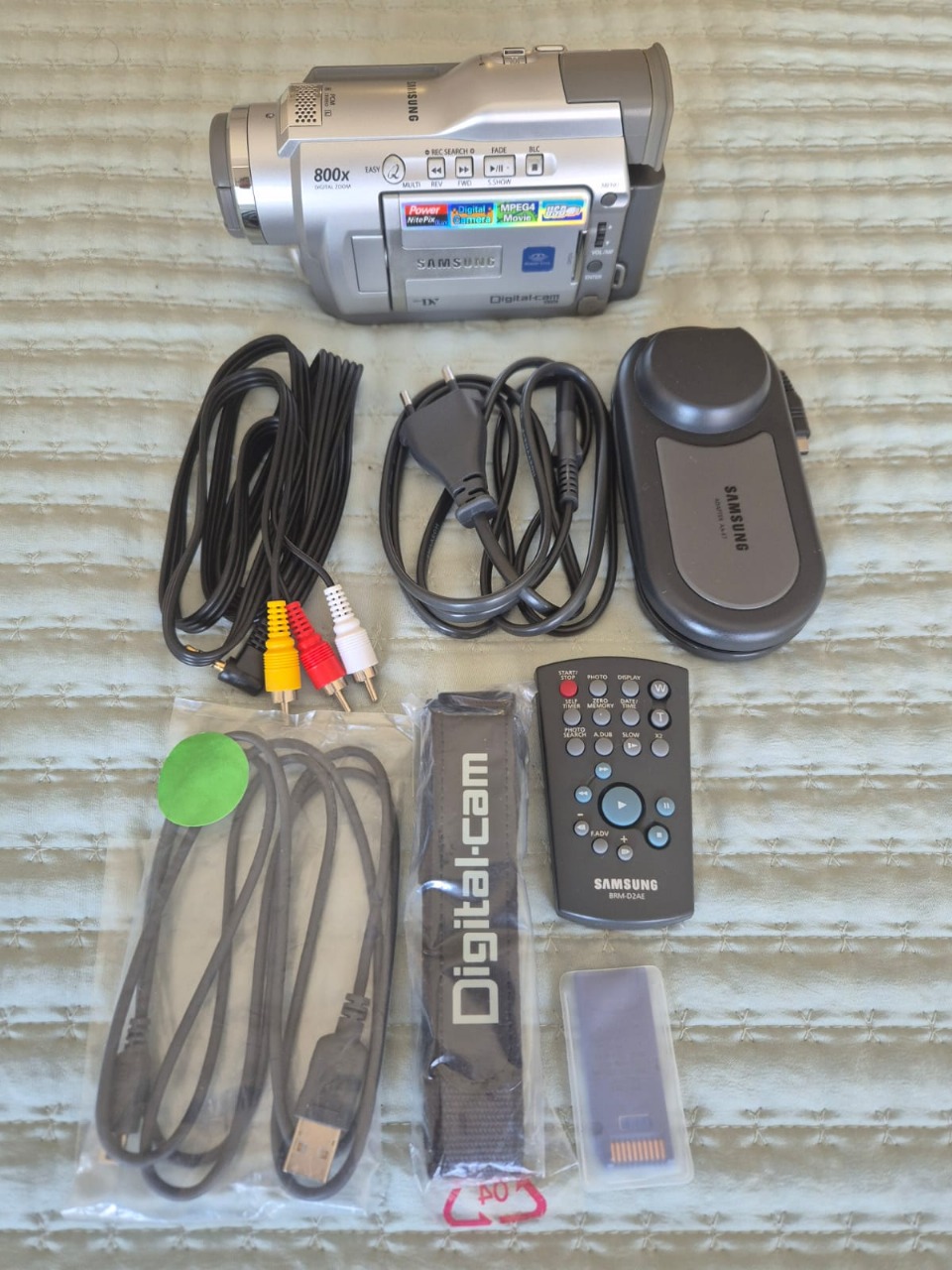 Cámara de video Samsung antigua