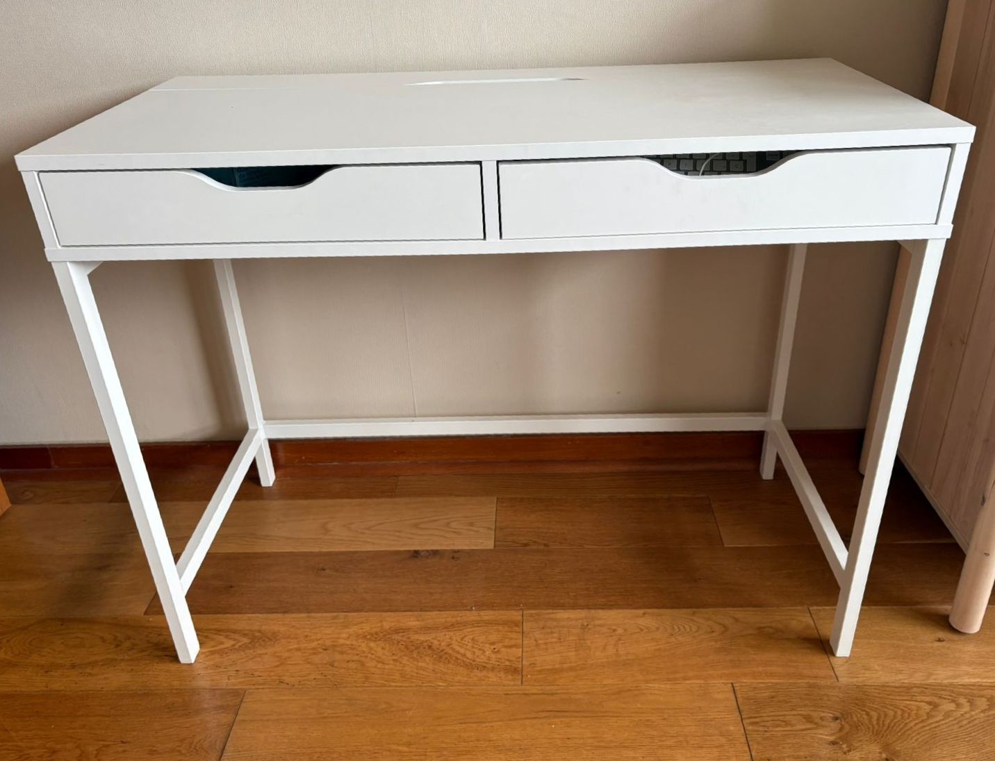 Escritorio 2 cajones blanco Ikea modelo Alex