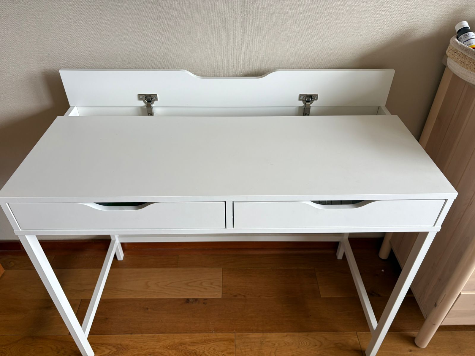 Escritorio 2 cajones blanco Ikea modelo Alex - Imagen 2