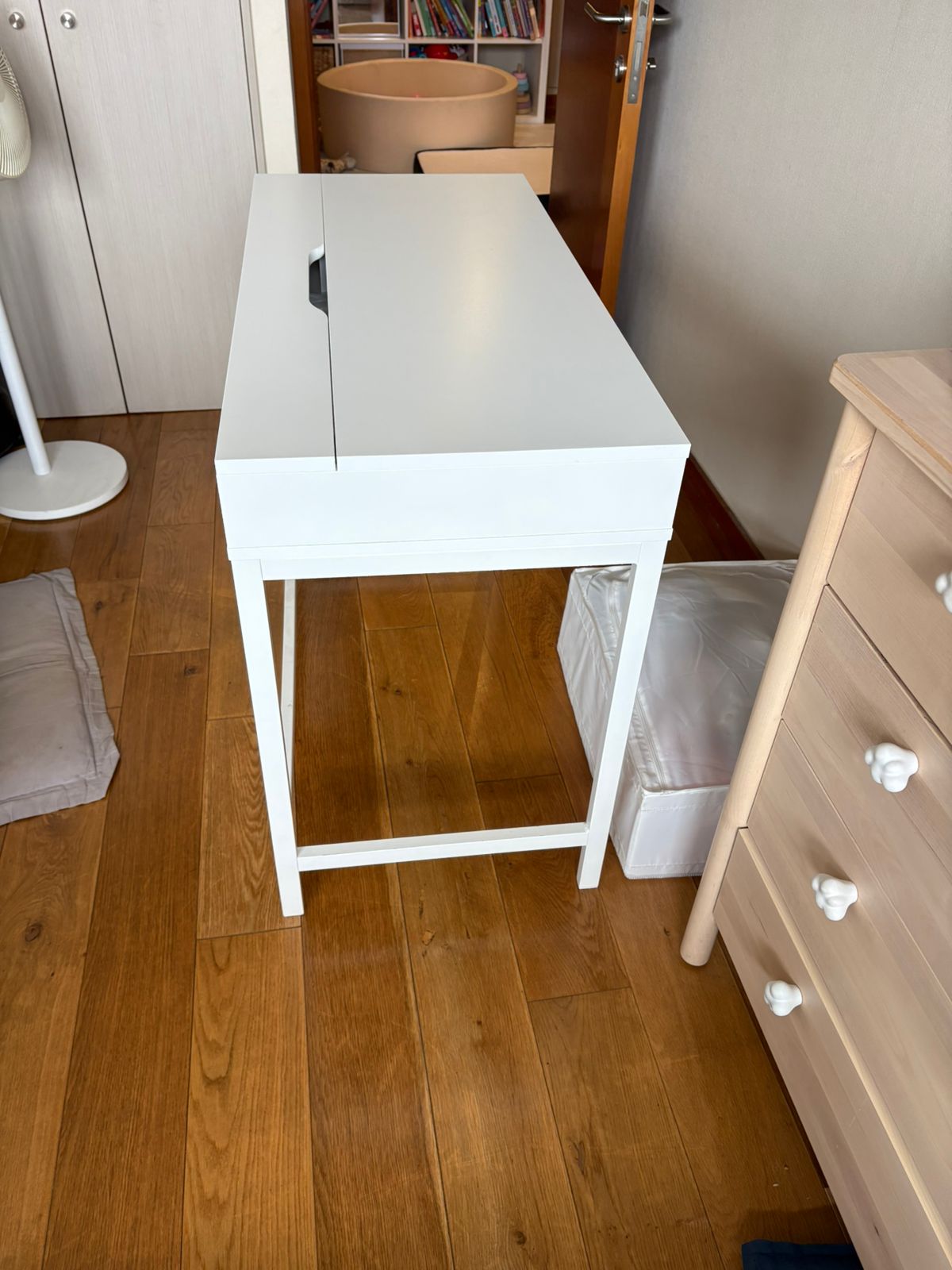 Escritorio 2 cajones blanco Ikea modelo Alex - Imagen 3