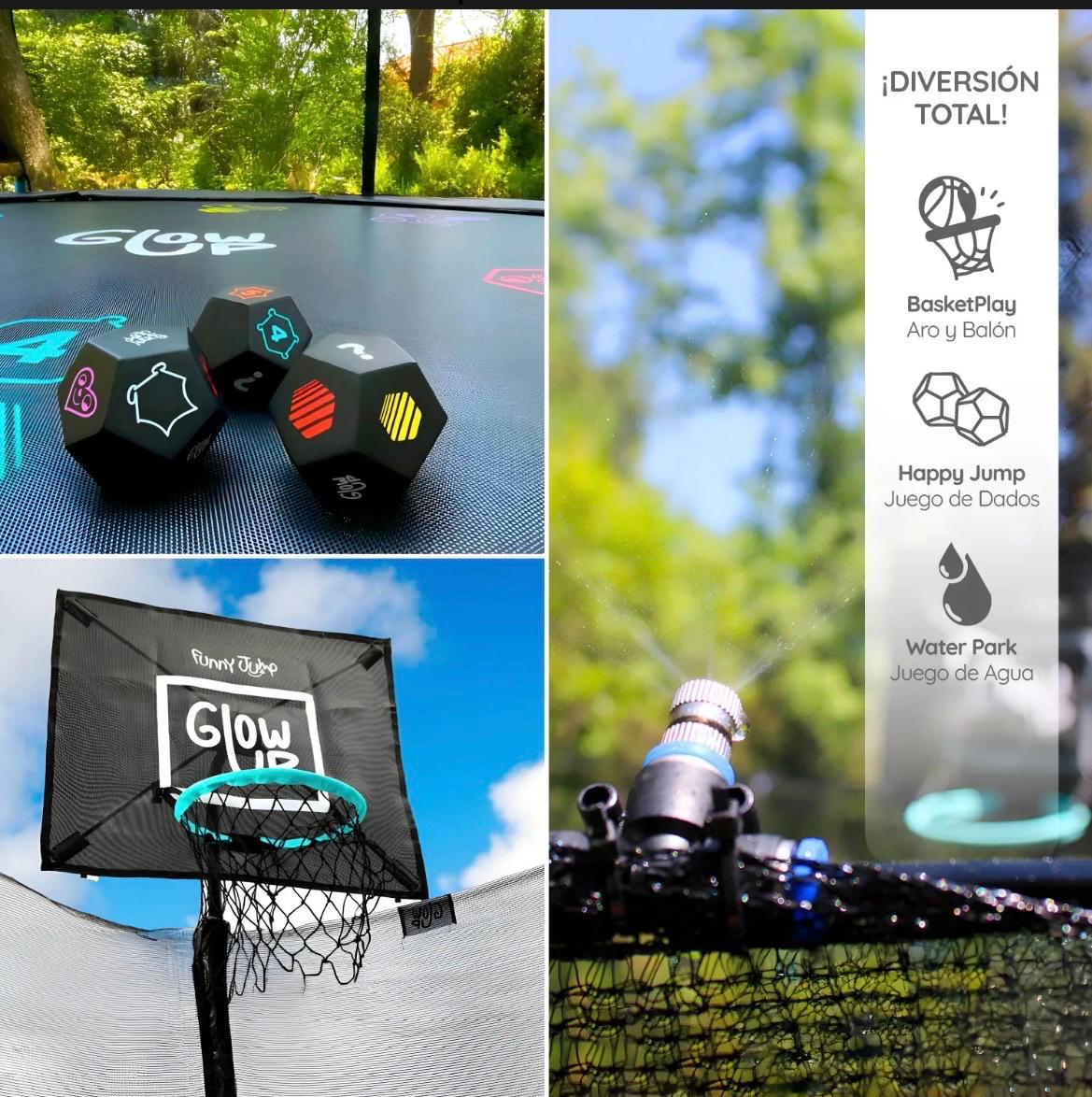 Cama elástica saltarina Glow Up - Imagen 6