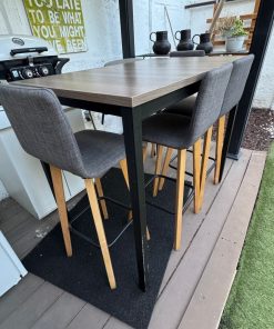 Juego comedor terraza o balcón con 4 sillas Sur Diseño