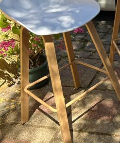 Set 4 taburetes sillas bar nórdicas altas