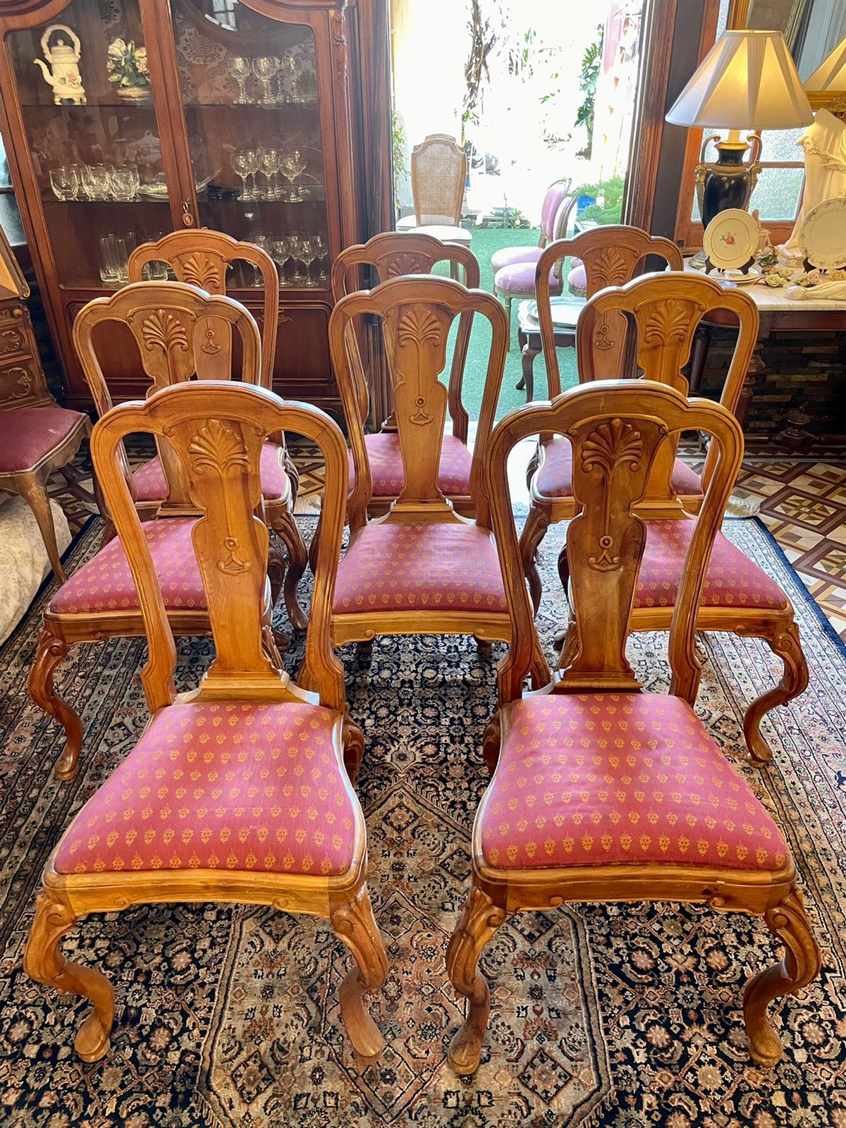 Juego de 8 sillas diseño Enrique Concha - Imagen 11