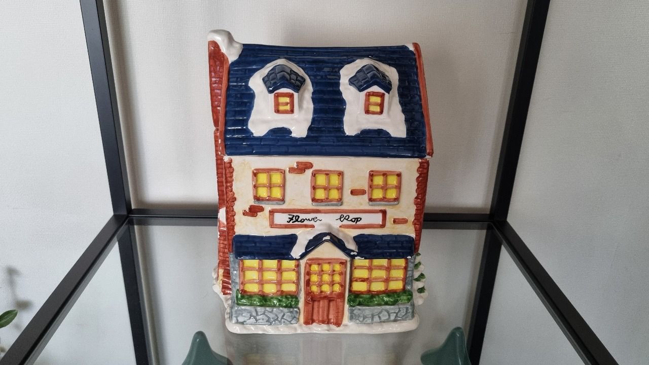 Casa galletas cerámica Flower Shop