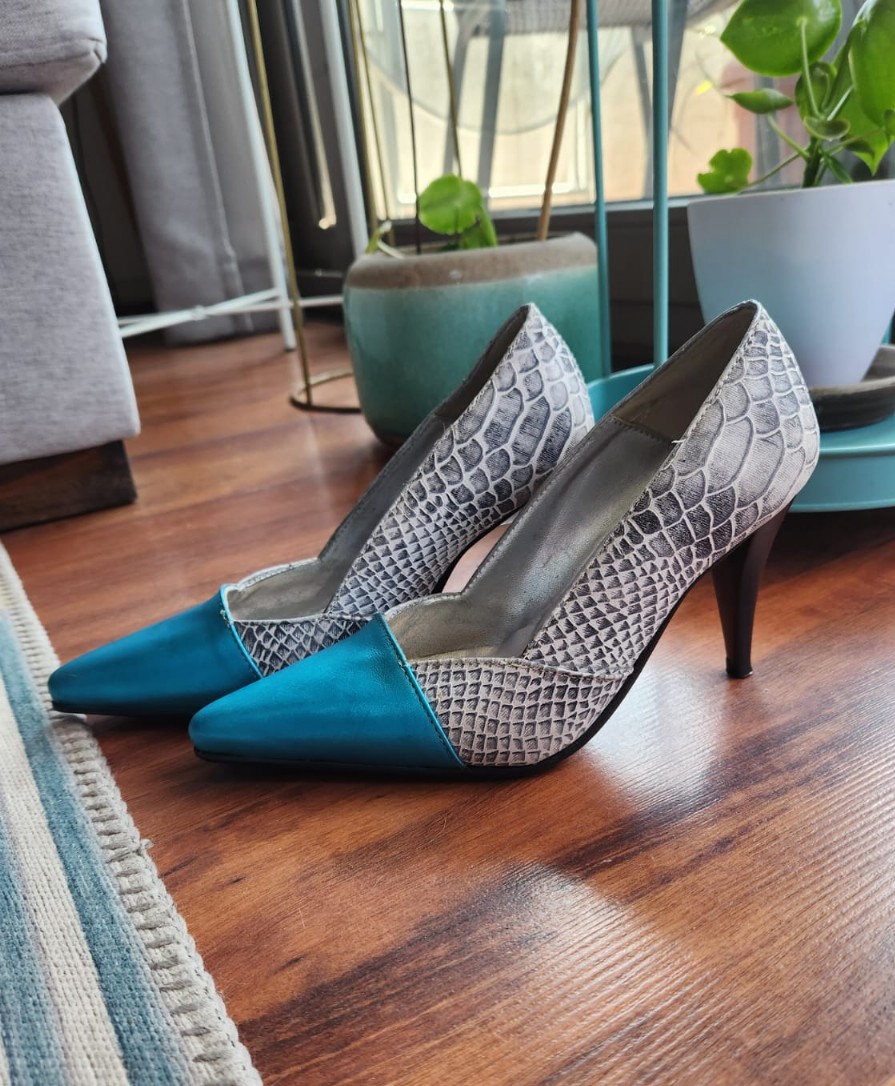 Tacones cuero fabricación chilena