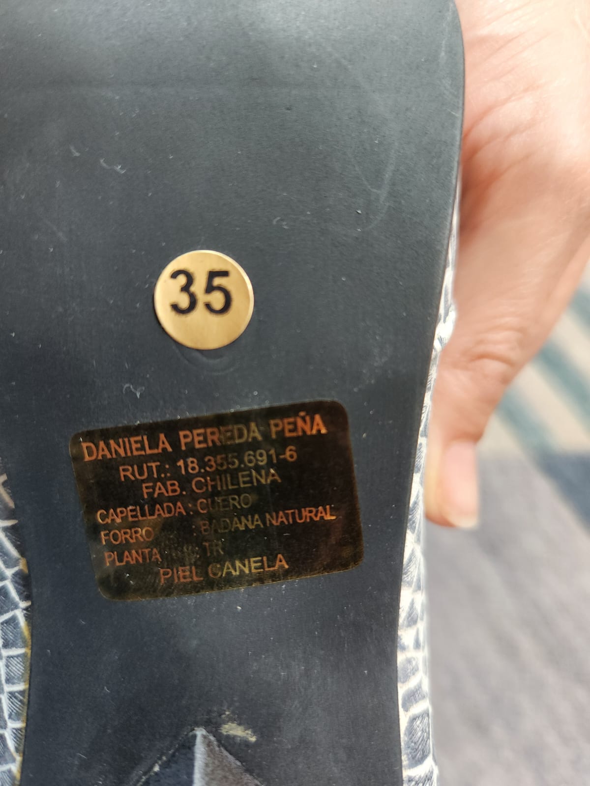 Tacones cuero fabricación chilena - Imagen 3