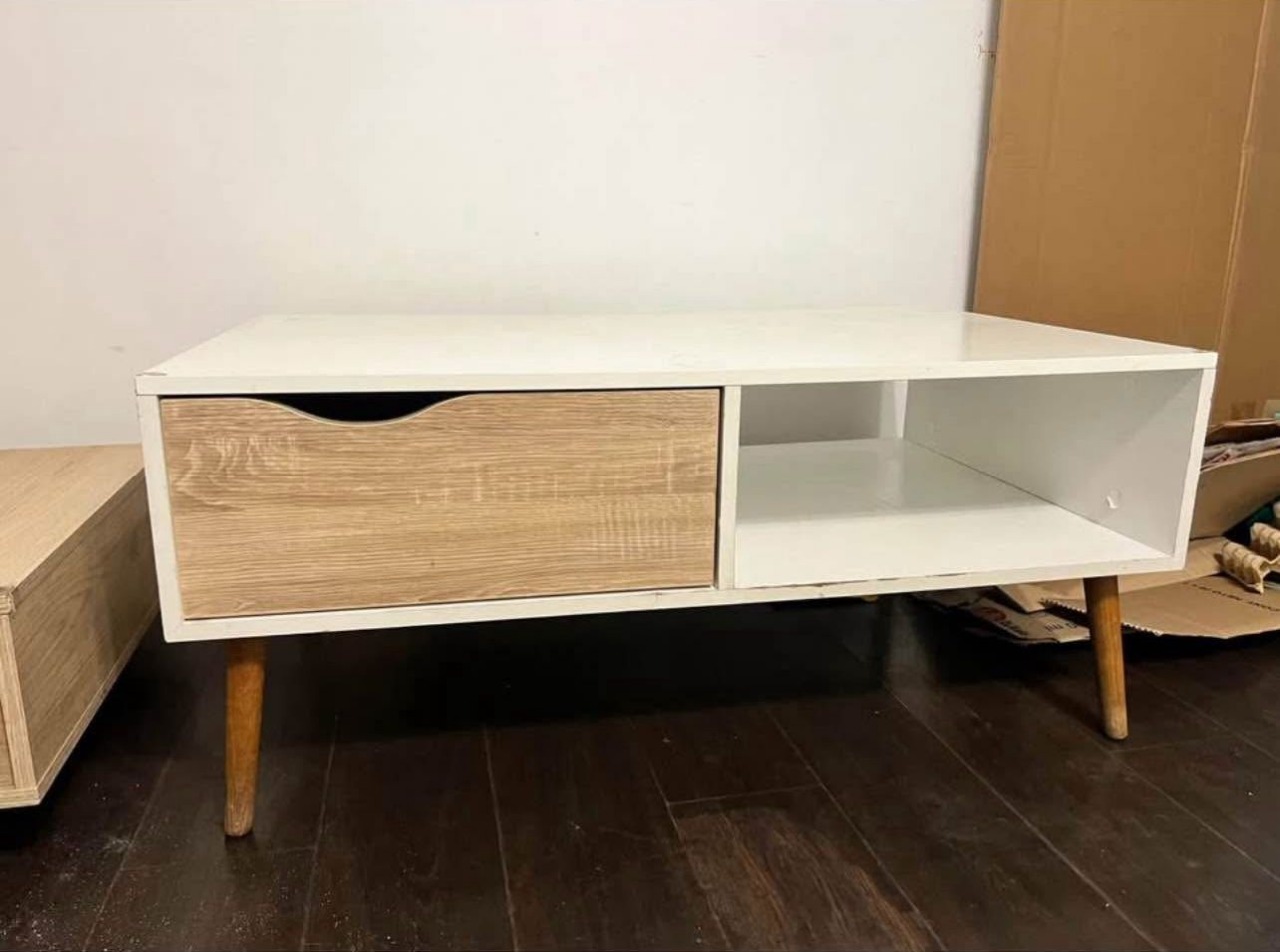 Mesa de centro o Rack TV bicolor Oslo