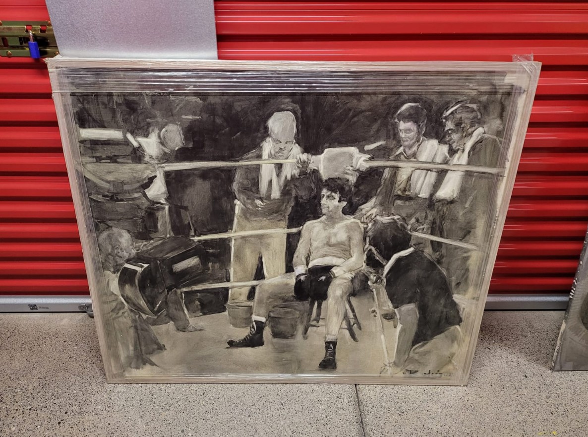Cuadro boxeo de José Rodríguez