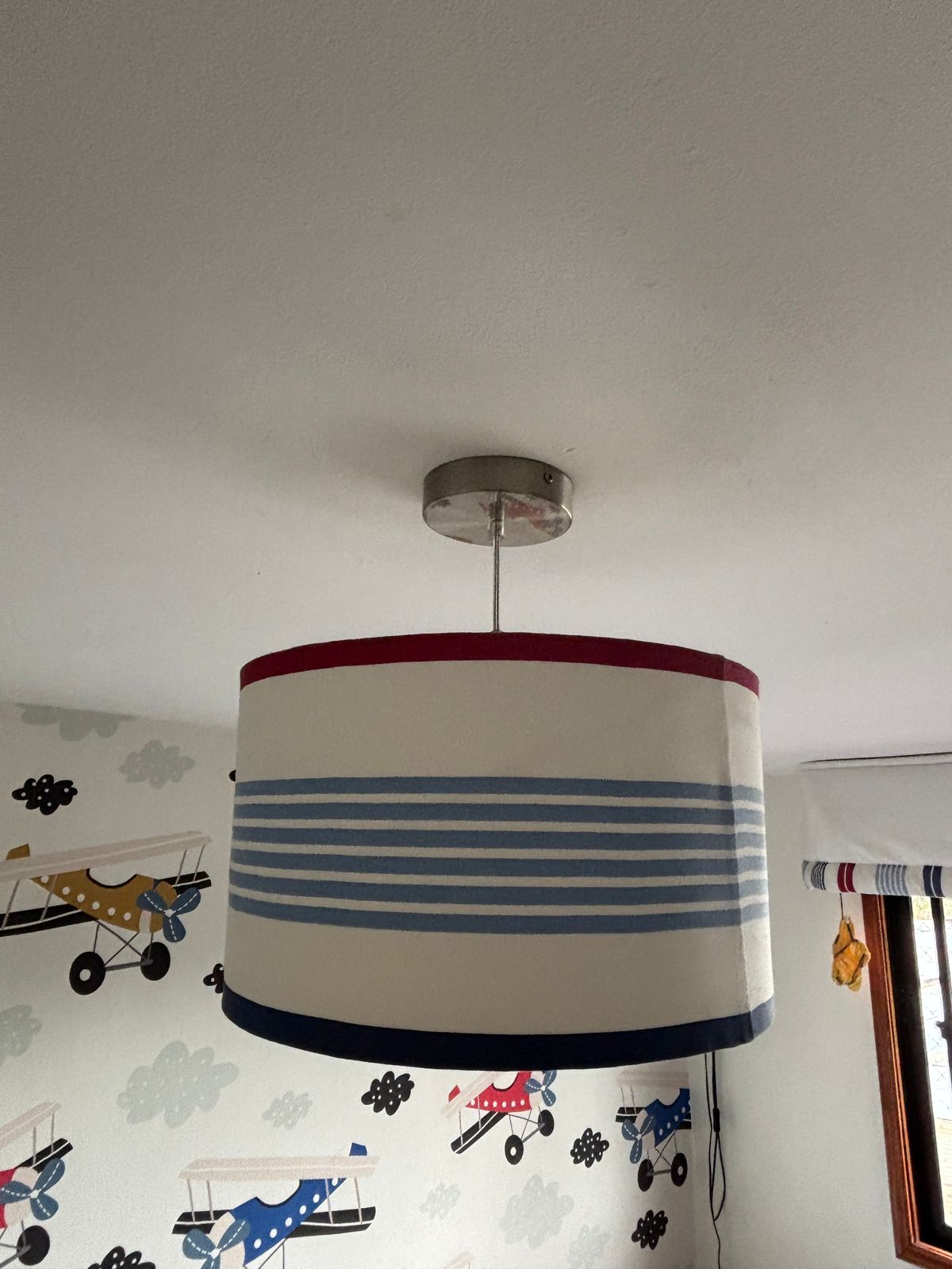 Set cortina store con cenefa Belcotonne y lámpara techo - Imagen 5