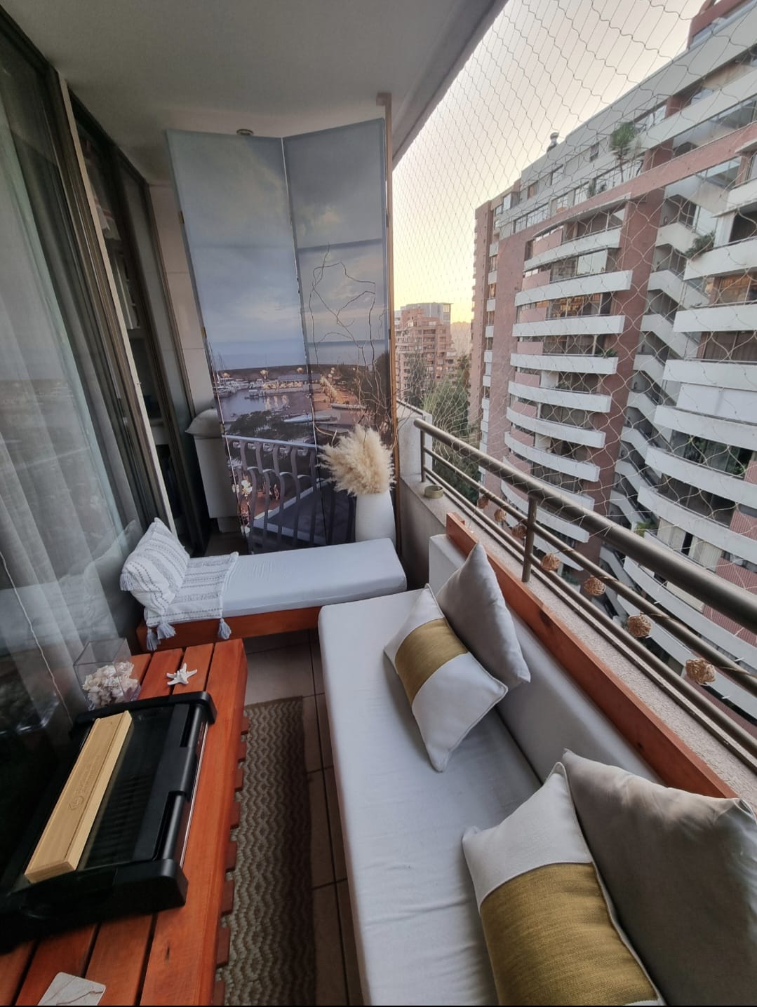 Juego de terraza 4 piezas madera pallet - Imagen 3