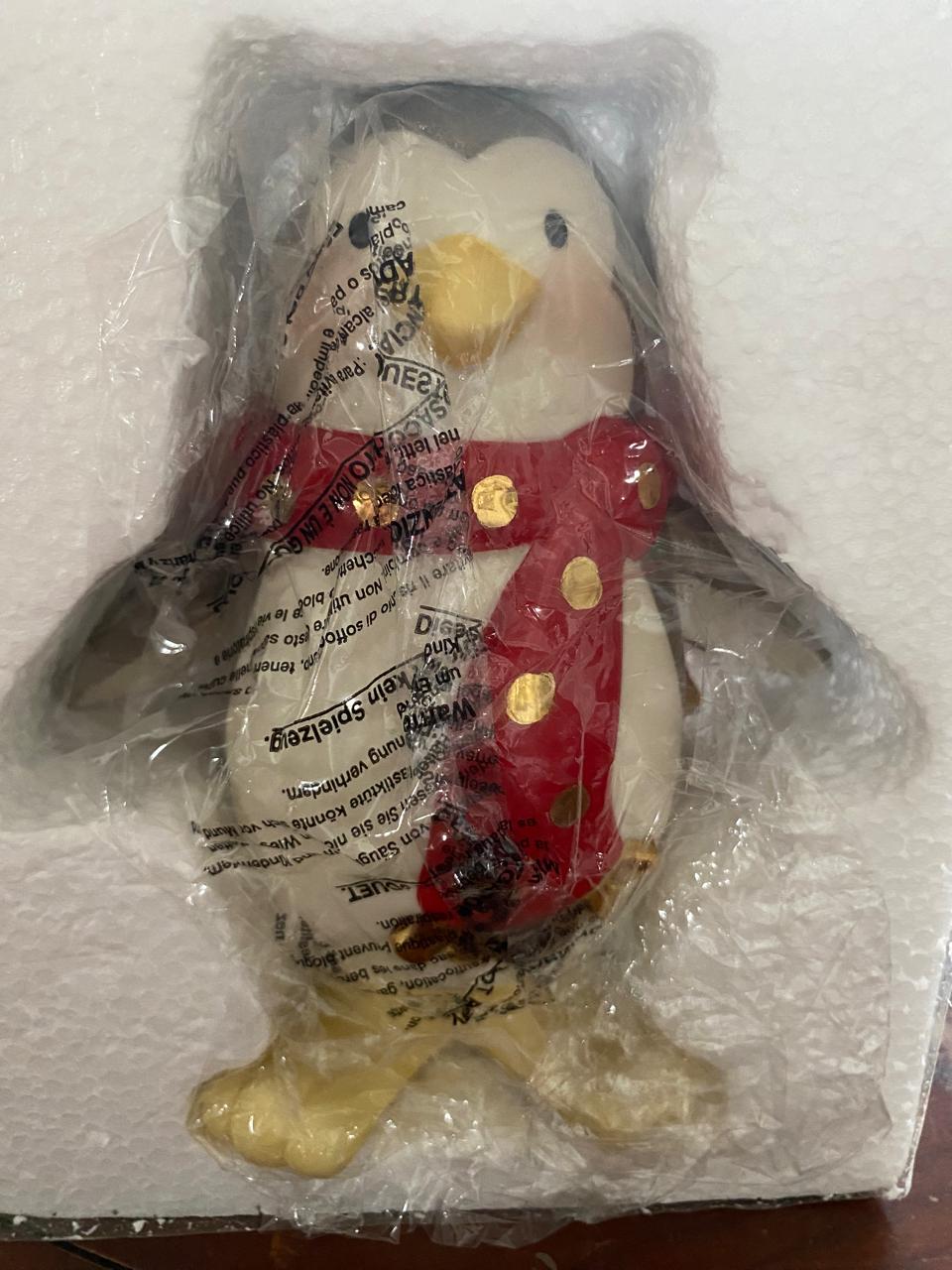 Pingüino navideño decorativo Lenox - Imagen 2