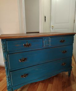 Cómoda 4 cajones madera Vintage