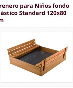 Arenero para niños con fondo plástico standard