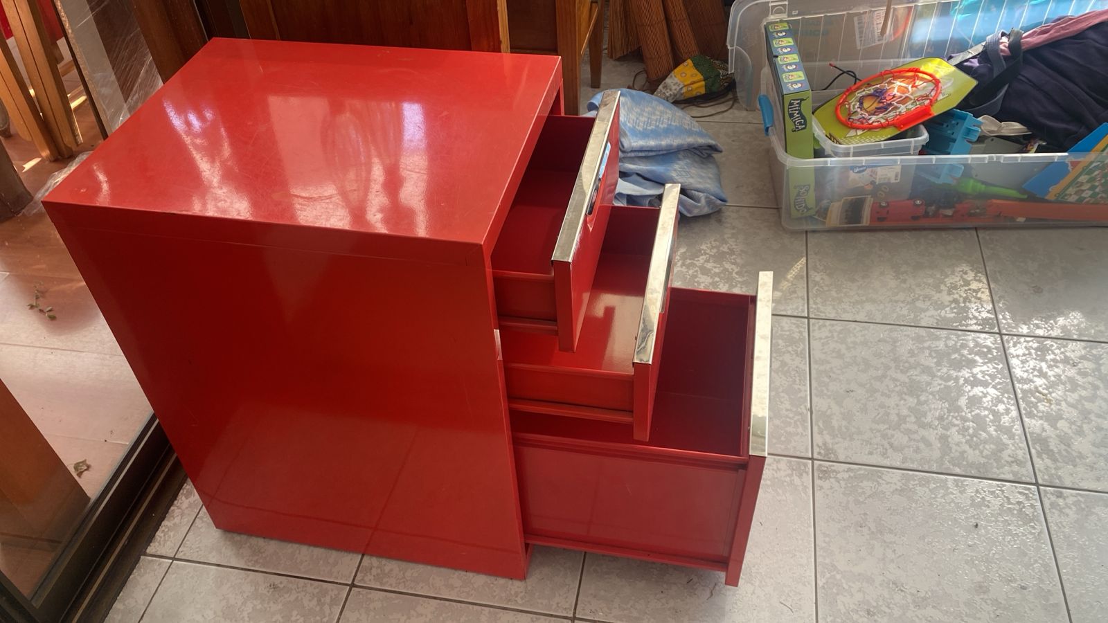 Kardex rojo 2 cajones - Imagen 4