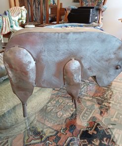 Figura toro de lata decorativo