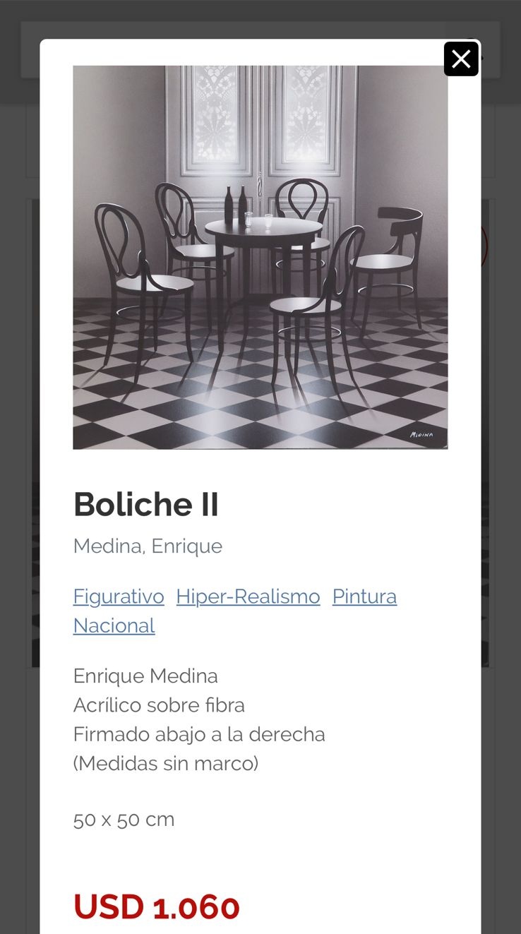 Cuadro Boliche II de Enrique Medina - Imagen 5