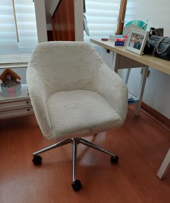 Silla escritorio copito blanco Just Home Collection