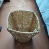 Canasto basurero mimbre