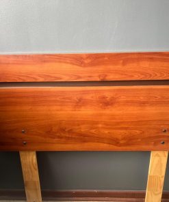 Respaldo cama 1.5 plazas madera color nogal