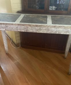 Arrimo de madera y cerámica