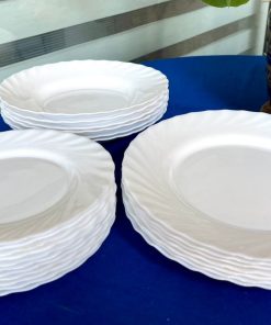 Juego de 24 platos tipo Arcopal