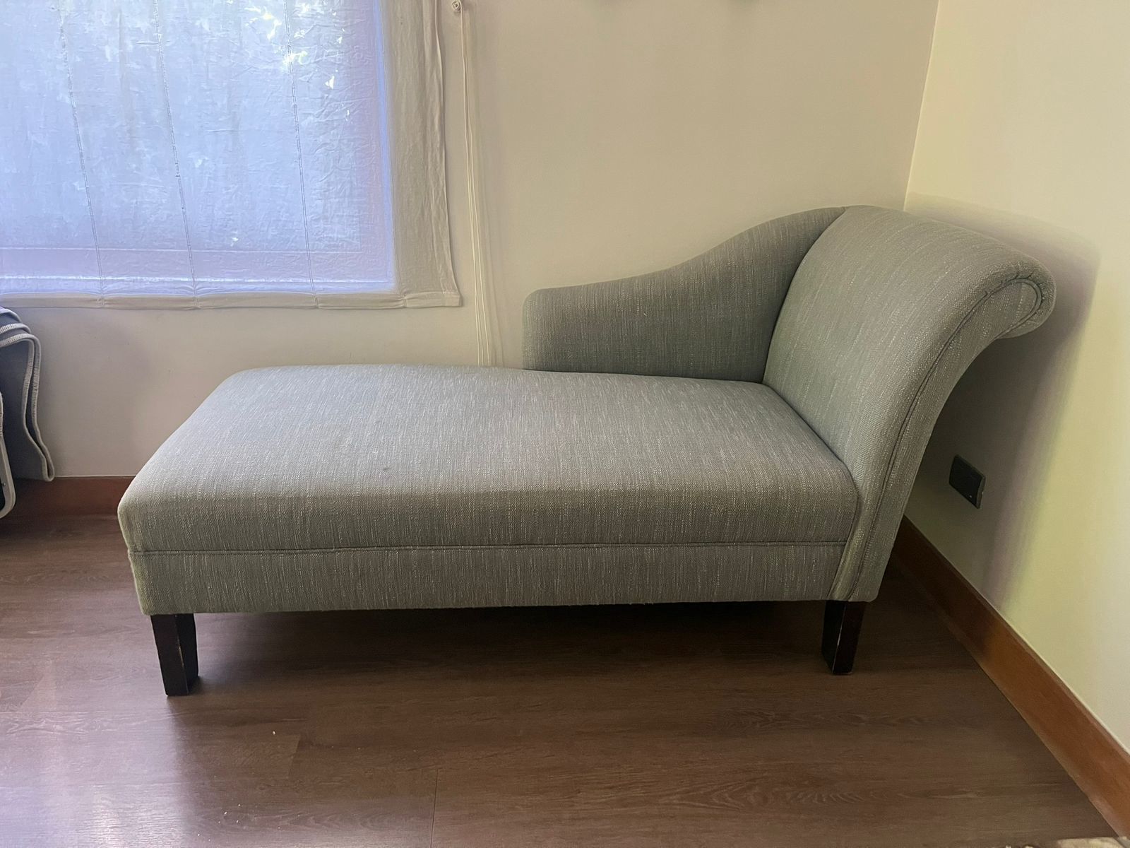 Chaise longue gris