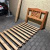 Cama 1.5 plazas madera maciza