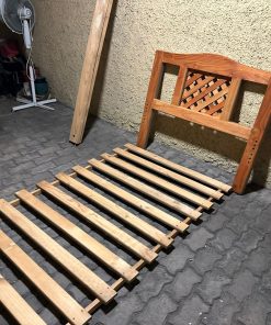 Cama 1.5 plazas madera maciza