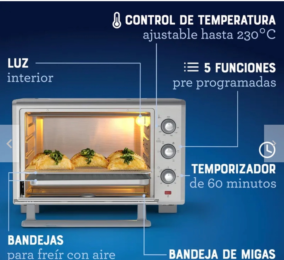 Horno con freidora de aire Oster 35 Lts - Imagen 4