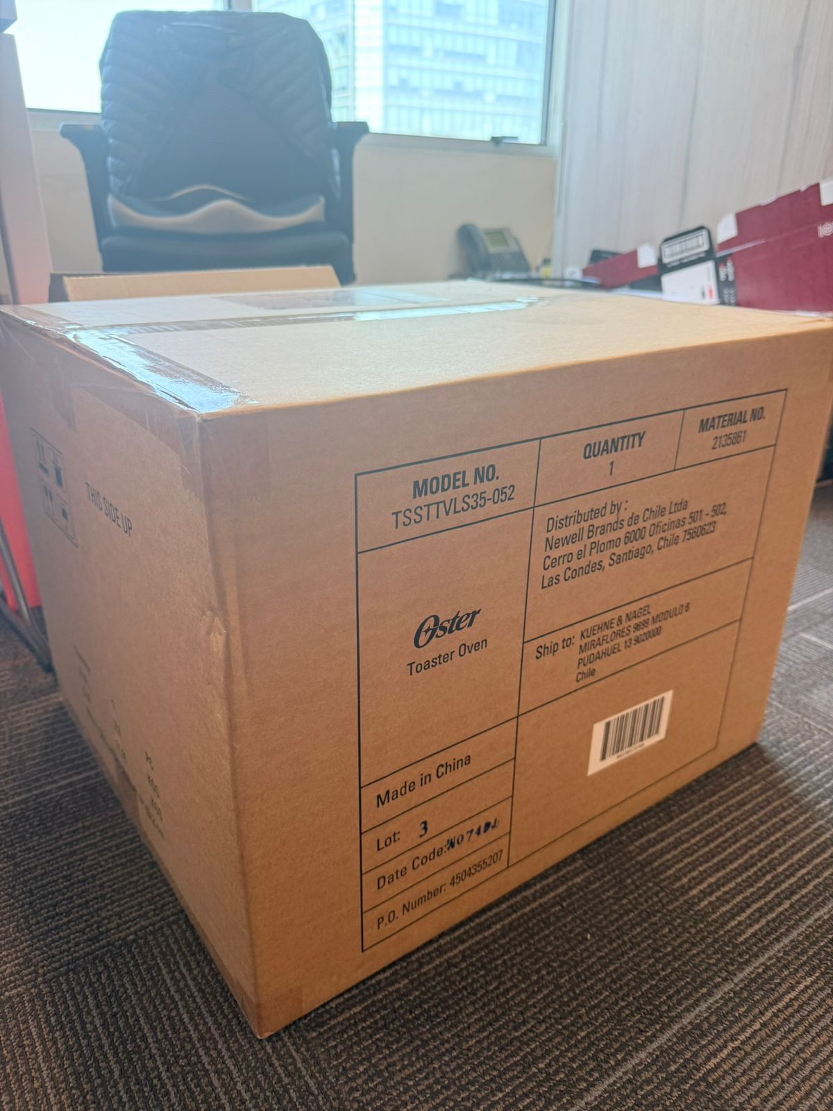 Horno con freidora de aire Oster 35 Lts