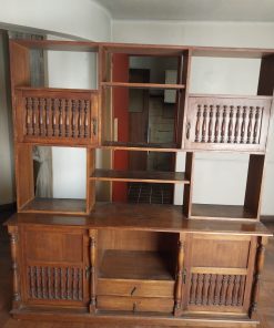 Mueble sala estar licorero madera