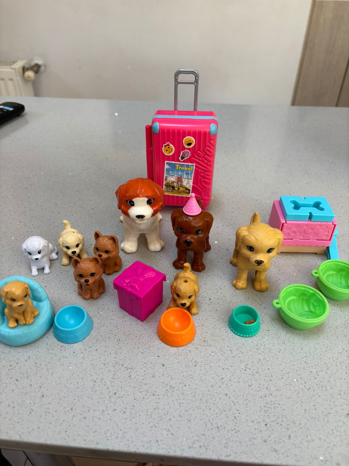 Pack perritos y accesorios perritos de Barbie