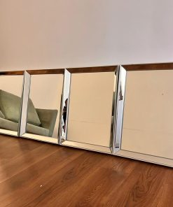 Juego 4 espejos marco espejado