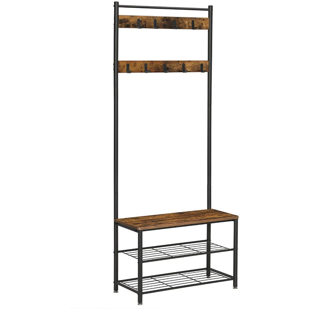 Mueble Recibidor Perchero Daven Estilo Industrial - Imagen 2
