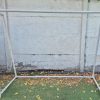 Arco de futbol blanco fierro