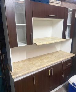 Mueble de cocina café